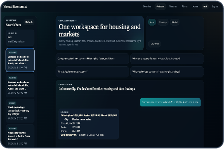 Housing agent: a city comparison with sourced data